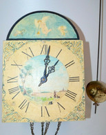 ANCIEN MOUVEMENT ARTISANAL Façon FORET NOIRE MOUVEMENT ODO SONNERIE CLOCHE XXe - Clocks