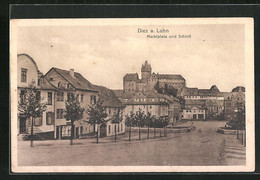 AK Diez A. Lahn, Marktplatz Mit Schloss - Diez