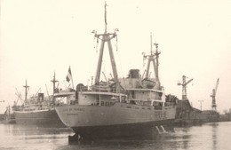 VILLE DE QUEBEC * Carte Photo * Bateau Cargo Paquebot Commerce Marine Marchande ? Compagnie Générale Armement Maritime - Cargos