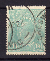 AUSTRALIA Australia 1914/1923 Yv 31 Filig III Dent. 14 Obl Scan Recto Verso - Oblitérés