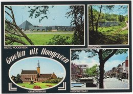 Groeten Uit Hoogeveen - Motel 'Hoogeveen', Bosvijver, Gemeentehuis, Hoofdstraat - (Drenthe) - Hoogeveen
