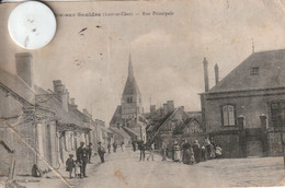 41 - Très Belle Carte Postale Ancienne De Pierrefitte Sur Sauldre  Rue Principale ( Etat Moyen ) - Altri & Non Classificati