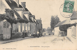 CPA 77 AUXONNETTES RUE PRINCIPALE - Other & Unclassified