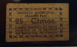 MANCAHA REAL (JAÉN). 25 CTS CONSEJO MUNICIPAL. - Autres & Non Classés