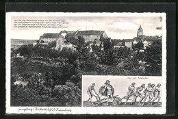 AK Freyburg / Unstrut, Schloss Neuenburg, Sage Vom Edelacker - Freyburg A. D. Unstrut