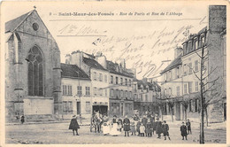 94-SAINT-MAUR-DES-FOSSES- RUE DE PARIS ET RUE DE L'ABBAYE - Saint Maur Des Fosses