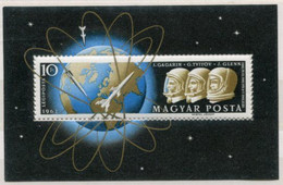 HUNGARY 1962 Space Flight  Block MNH / **.  Michel Block 33 - Unused Stamps