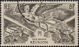 Anniversaire De La Victoire. Détail De La Série. Réunion N° PA 35 Obl. - 1946 Anniversaire De La Victoire