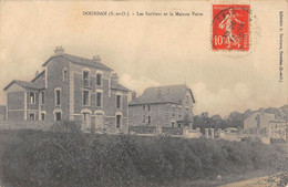 CPA 91 DOURDAN LES SORBIERS ET LA MAISON VERTE - Dourdan