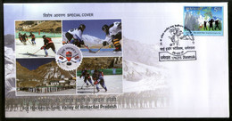 India 2021 Ice Hockey In Spiti Valley Of Himanchal Sport Mascot Special Cover # 6963 - Hockey (sur Glace)
