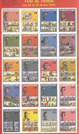 Bloc 20  Vignettes Gommées** GASTON LAGAFFE émis Par La Poste Pour Jeu Concours - Fête Du Timbre Février 2001 - Documenten Van De Post