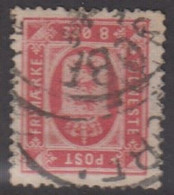 1875. DANMARK. TJENESTE 8 Øre Rosa. Perf. 14x13½ With Inverted Watermark. (Michel D6YA) - JF422294 - Dienstzegels