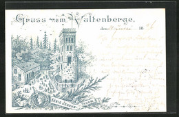 Lithographie Neukirch / Lausitz, König-Johann Turm Auf Dem Valtenberg - Neukirch (Lausitz)