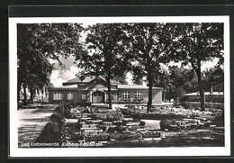 AK Bad Liebenwerda, Gartenpartie Am Kurhaus-Restaurant - Bad Liebenwerda