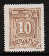 U.S.A.  Scott # 11T-2* VF UNUSED NO GUM (Stamp Scan # 784) - Telegrafo