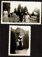 2 Photos Originales 1937 - Saint-Servais - Namur - Etablissement Psychiatrique - Enfants / Religieuses - Psychiatrie - Places