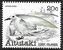 Aitutaki - MNH ** 1981 :   White Tern  -  Gygis Alba - Seagulls