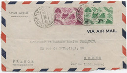 COTE Des SOMALIS  N°245 + 259 / LETTRE Par Avion Pour LA FRANCE - Storia Postale