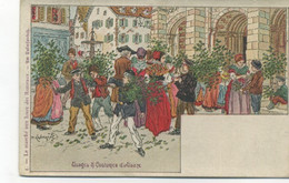 ILLUSTRATEUR - KAUFFMAN - Usages & Costumes D'ALSACE - Le Marché Aux Houx Des Rameaux - Berger Levrault Et Cie - Kauffmann, Paul