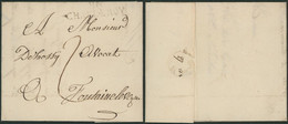 Précurseur - LAC Datée De Charleroy (1813) + Obl Linéaire Noir 86 / CHARLEROY > Fontaine L'évêque - 1794-1814 (Periodo Francese)