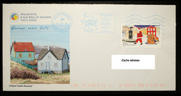 975 -St Pierre Et Miquelon - EMA Bicentenaire De La Rétrocession Surenveloppe Du Jour De L'an - 2016 - Storia Postale