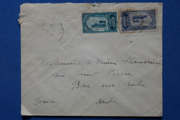 W3 MAROC BELLE LETTRE  1929 RABAT  POUR BAR S AUBE + AFF. INTERESSANT - Briefe U. Dokumente