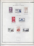 Algérie - Collection Vendue Page Par Page - Neuf * Avec Charnière - TB - Lots & Serien