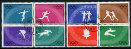 POLAND 1960 Olympic Games Used.  Michel 1166-73A - Used Stamps