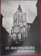 ST-BERTINUSKERK POPERINGE Kerk Westhoek Kunst Schatten Interieur Stijl Altaar Preekstoel Koor - Histoire