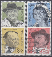 SUIZA 1990 YVERT Nº 1349/52 USADO - Used Stamps