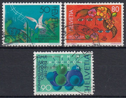 SUIZA 1992 YVERT Nº 1395/97 USADO - Used Stamps