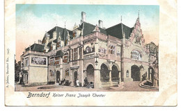 1855y: AK Stadttheater Berndorf, Ungelaufen, Um 1905 - Berndorf