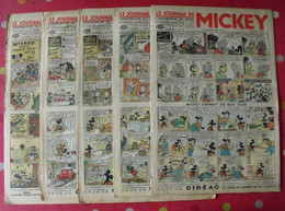 5 N° Du Journal De Mickey 1936-1937 - Journal De Mickey