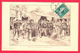 CPA-Une Foire En Normandie- Éd. Du Millénaire - Rouen- Illustrateur P. KAUFFMAN -1911-SUP * 2 SCANS - Kauffmann, Paul