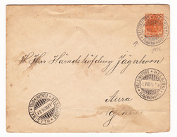 Lettre 1896 Finlande Helsinki Helsingfors Finland - Cartas & Documentos