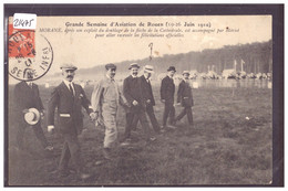 ROUEN - SEMAINE D'AVIATION 1910 - LES PILOTES MORANE ET BLERIOT - AVION - TB - Rouen