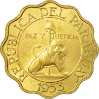 Monnaie, Paraguay, 25 Centimos, 1953, TTB, Aluminum-Bronze, KM:27 - Paraguay