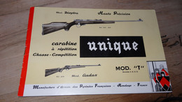 Dépliant Carabine De La Manufacture D'armes Des Pyrenees Francaises Annees 50-60 ...   PHI-36 - Documents