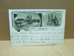 FULDA (Allemagne) Carte Gruss 2 Vues - Fulda