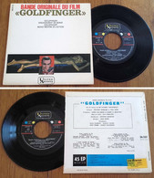 RARE French EP 45t RPM (7") BIEM BOF OST "GOLDFINGER" (Sean Connery P/s, 7/1965) - Soundtracks, Film Music