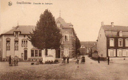 Grez-Doiceau Chaussée De Jodoigne Animée Cycliste  Voyagé En 1934 - Grez-Doiceau