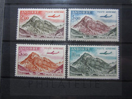 VEND BEAUX TIMBRES DE POSTE AERIENNE D ' ANDORRE FRANCAIS N° 5 - 8 , X !!! (b) - Luchtpost