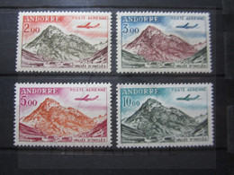 VEND BEAUX TIMBRES DE POSTE AERIENNE D ' ANDORRE FRANCAIS N° 5 - 8 , X !!! (c) - Luftpost