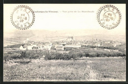 CPA Coulanges-la-Vineuse, Vue Prise De La Monitfaude - Coulanges La Vineuse