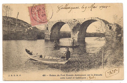 Ruines Du Pont Romain Ambrussum Sur Le Vidourle Entre Lunel Et Gallargues - Gallargues-le-Montueux