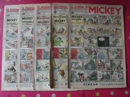 5 N° Du Journal De Mickey 1937. Jojo Richard Pim Pam Poum Jim La Jungle Malheurs D'annie Donald - Journal De Mickey