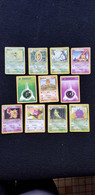 Carte Lot De 11 POKEMON Kadabra Rondoudou Chrysacier Mimitoss Taupiqueur Abra Aspicot Coconfort Chenipan ENERGIE - Lots & Collections