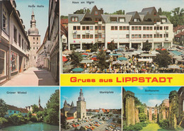 D-59556 Lippstadt - Alte  Ansichten - Marktplatz - Haus Am Markt - Helle Halle - Nice Stamp - Lippstadt