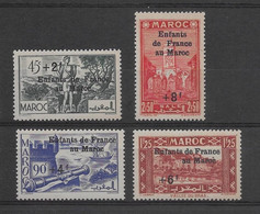 Maroc N°200/203 - Neuf ** Sans Charnière - TB - Neufs