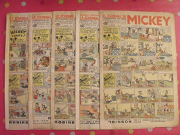 5 N° Du Journal De Mickey 1937. Jojo Richard Jim La Jungle Malheurs D'annie Donald Cora Tempête. - Journal De Mickey